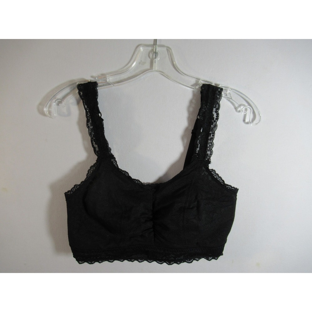 Torrid Lace Bralette Bra Large Black Wireless Unlined Pullover